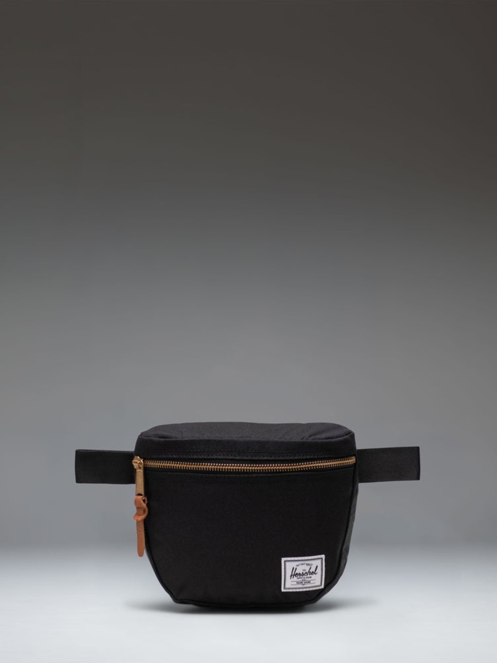 Herschel Supply Company Black Belt Bag with Leather Pull